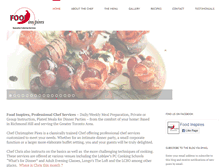 Tablet Screenshot of foodinspires.com